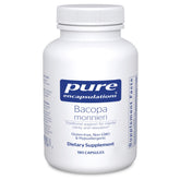 Pure Encapsulations envase frontal mostrando 180 cápsulas y beneficio de soporte cognitivo