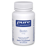Pure Encapsulations envase frontal mostrando la pureza del suplemento