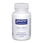 Pure Encapsulations envase Calm Mind frontal mostrando diseño y claridad