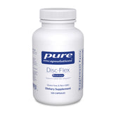 Pure Encapsulations Disc-Flex frasco frontal mostrando etiqueta clara y beneficio
