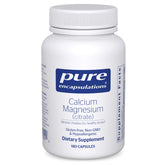 Pure Encapsulations frasco frontal mostrando producto y envase claro