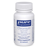 Pure Encapsulations frasco frontal que muestra 60 cápsulas y calidad