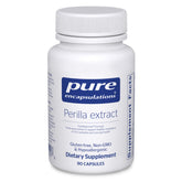 Pure Encapsulations frasco frontal mostrando etiqueta y beneficio de pureza