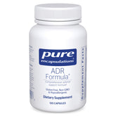 Pure Encapsulations frasco frontal mostrando 120 cápsulas y diseño limpio de etiqueta para confianza