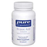 Pure Encapsulations envase frontal mostrando pureza y fácil identificación del suplemento