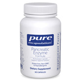 Pure Encapsulations envase frontal que muestra la fórmula pancreática y beneficios