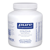 Pure Encapsulations envase frontal mostrando 120 cápsulas y pureza