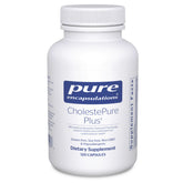 Pure Encapsulations envase frontal CholestePure Plus muestra confianza y calidad