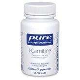 Pure Encapsulations vista frontal del bote, confianza en pureza y formulación