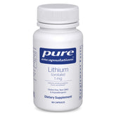Pure Encapsulations envase frontal mostrando paquete y beneficios de pureza