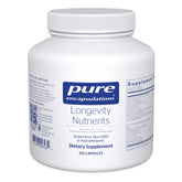Pure Encapsulations frasco frontal mostrando envase y beneficios visibles