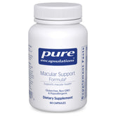Pure Encapsulations botella frontal mostrando la etiqueta y beneficio de antioxidantes
