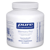 Pure Encapsulations frasco frontal mostrando 180 cápsulas y calidad pura