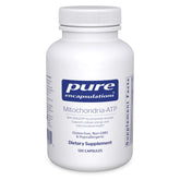 Pure Encapsulations frasco frente mostrando etiqueta y beneficio de apoyo mitocondrial