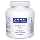 Pure Encapsulations MotilPro frontal mostrando envase y beneficio de motilidad