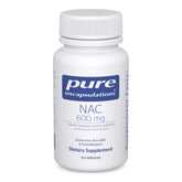 Pure Encapsulations frasco delantero mostrando nombre y dosis 600 mg