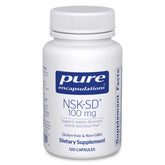 Pure Encapsulations frasco frontal mostrando el producto y confianza