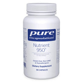 Pure Encapsulations frasco frontal mostrando diseño y beneficios claros