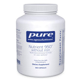 Pure Encapsulations vista frontal del frasco mostrando pureza y etiqueta