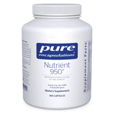 Pure Encapsulations frasco frontal mostrando pureza y suministro prolongado