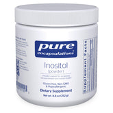 Pure Encapsulations envase frontal del polvo, claridad de ingredientes y uso seguro