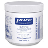 Pure Encapsulations envase frontal del polvo y diseño claro, fácil identificación