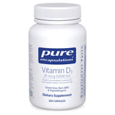 Pure Encapsulations envase frontal mostrando diseño y cantidad para confianza