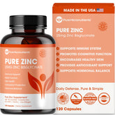 Pure Micronutrients botella delantera mostrando presentación y beneficios