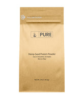 Pure Original Ingredients envase frontal mostrando texto y peso, claridad de marca y confianza