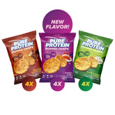 Pure Protein frente del empaque mostrando variedad y conveniencia