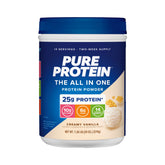 Pure Protein vista frontal del envase mostrando la marca y beneficios