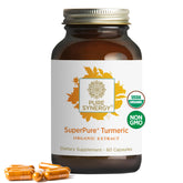 PURE SYNERGY frasco delantero mostrando etiqueta y beneficios claros