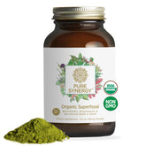 PURE SYNERGY frente del empaque que muestra el producto y sus beneficios