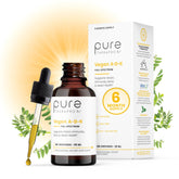Pure Therapro Rx frasco 20 mL al frente mostrando etiqueta y dosificador, claridad y seguridad