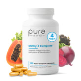 Pure Therapro Rx frasco delantero mostrando etiqueta y beneficio de pureza