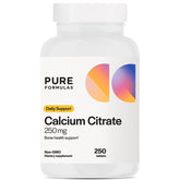 PureFormulas frasco delantero mostrando cantidad y diseño, beneficio claridad de información