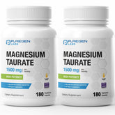 Puregen Labs frontal del envase mostrando 360 cápsulas y marca, transmite confianza