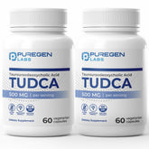 P Puregen Labs frasco frontal mostrando etiqueta clara y beneficio de pureza