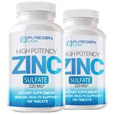 P Puregen Labs frasco frontal mostrando el envase y cantidad