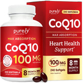 Purely Holistic frente del empaque mostrando 240 softgels y duración de 8 meses