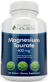 Purely Holistic frontal del envase mostrando beneficios y 240 comprimidos