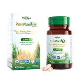 The Pure Plant Company botella frontal mostrando PurePlantD3 beneficios de pureza