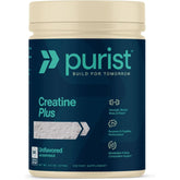 PURIST envase frontal Creapure mostrando etiqueta y beneficios visibles