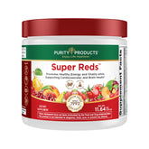 Purity Products empaque frontal destacando mezcla superfood y beneficios