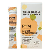 PYM Health frente del empaque mostrando 10 sobres y beneficios visibles