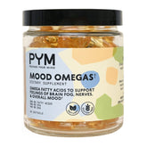 PYM Health envase frontal mostrando ingredientes y beneficio de ánimo
