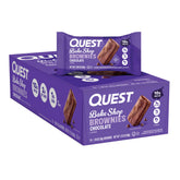 Quest brownie frente del empaque mostrando porción individual y conveniencia