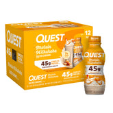 Quest envase frontal salted caramel mostrando la marca y aporte proteico
