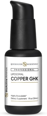 Quicksilver Scientific frasco delantero mostrando etiqueta y beneficio de biodisponibilidad