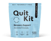 Quit Kit empaque frontal mostrando sistema de 21 días y beneficio de apoyo